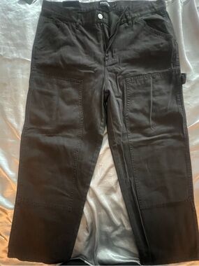 RSQ Black Cargo Work Pants